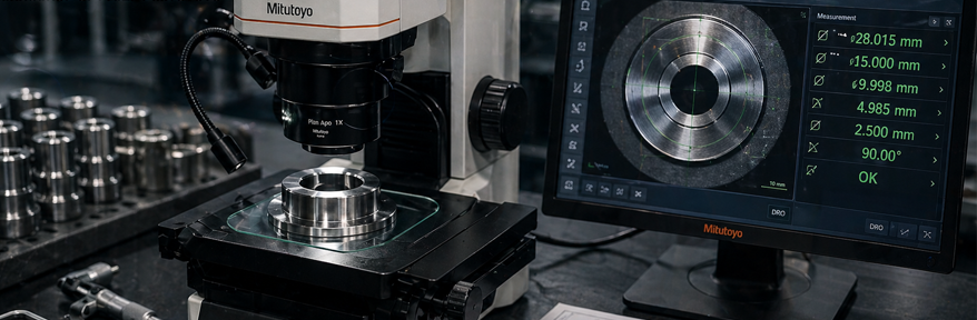 CMM quality control — kontrola jakości CMM, 3D measurement, ISO 9001 certified precision machining ANDUR